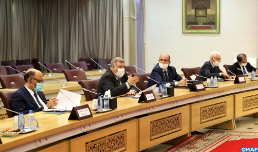 M. Laftit tient une réunion avec les secrétaires généraux et présidents des partis politiques représentés au parlement