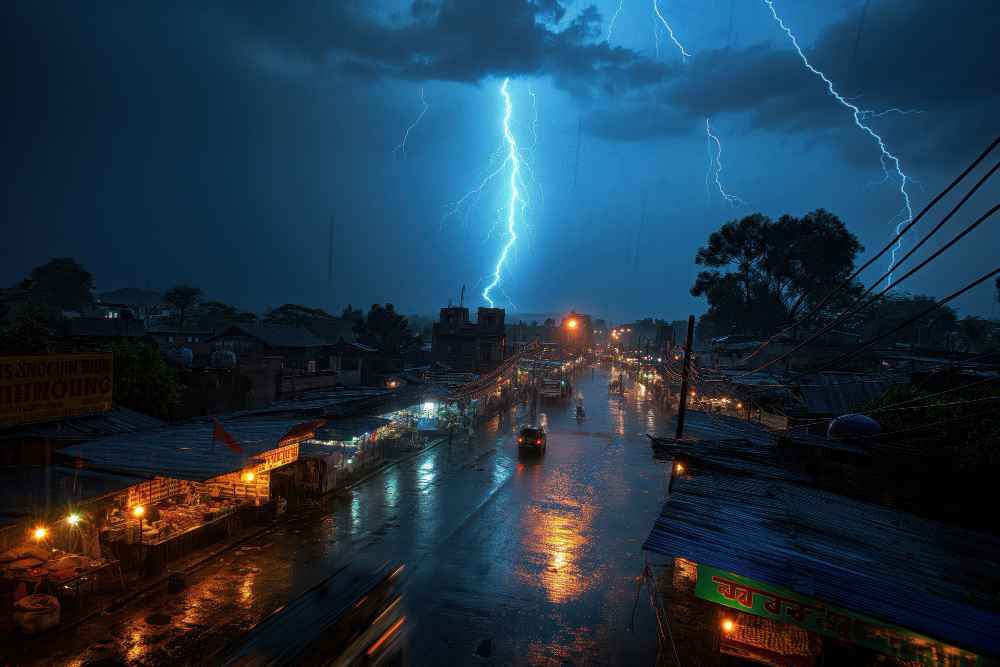 Averses orageuses localement fortes avec rafales de vent jeudi (bulletin d'alerte)