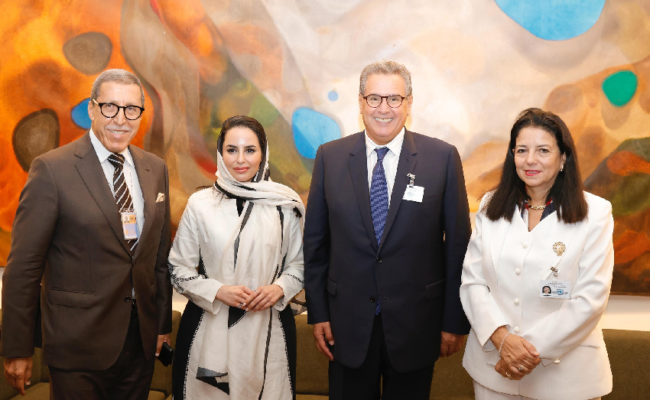 Akhannouch-sentretient-a-New-York-avec-la-Secretaire-generale-de-lOrganisation-de-la-cooperation-numerique