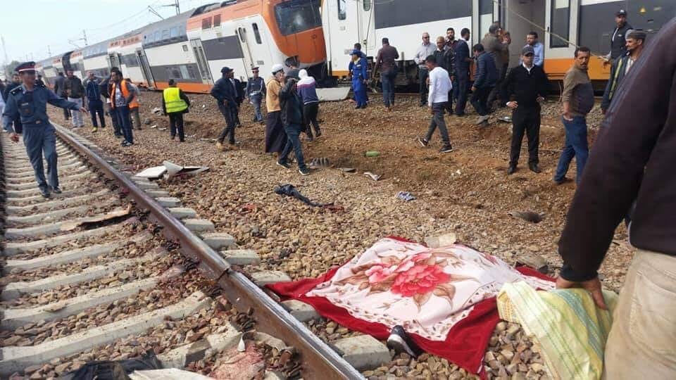 حادث بوقنادل.. 6 قتلى و86 مصابا حتى الآن بينهم سائق القطار