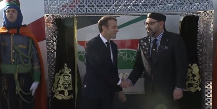 شاهد بالفيديو . الملك محمد السادس و الرئيس الفرنسي يكشفان عن الهوية البصرية لـ “البراق”