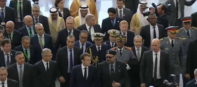 شاهد بالفيديو. الشخصيات التي كانت قريبة من الملك و الرئيس الفرنسي خلال تدشين قطار “البراق”