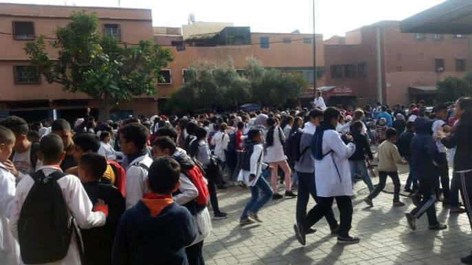 تلاميذ مراكش يواصلون “انتفاضتهم” ضد التوقيت الصيفي