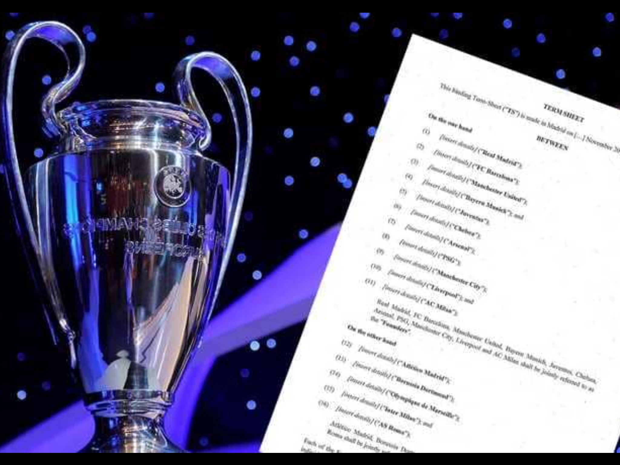 دوري أبطال أوروبا.. اتفاق سرّي يقوده ريال مدريد وبرشلونة للانسحاب من البطولة