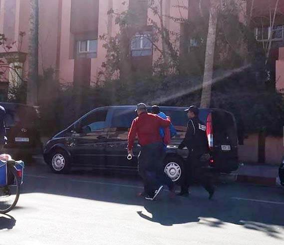 شدّوهوم حيّين. لصان متلبسان بسرقة سائحة في قبضة بوليس مراكش