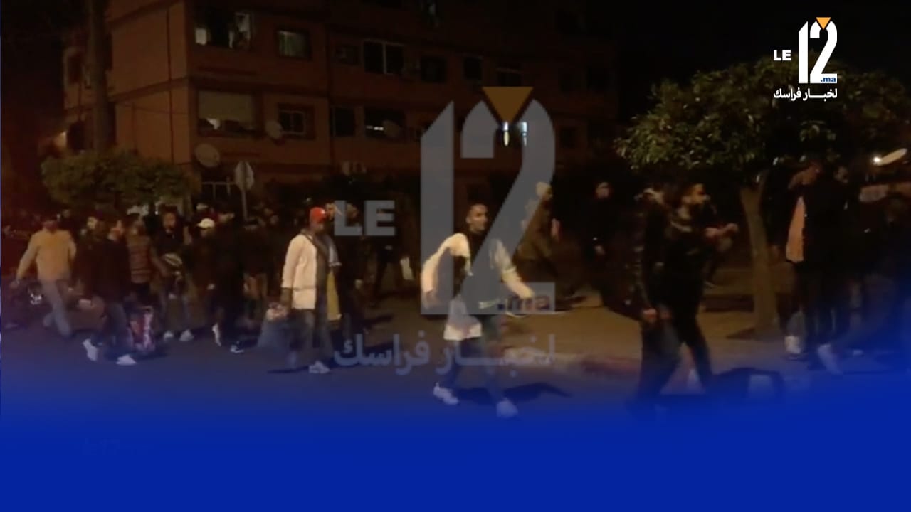 نايضة في مراكش. اساتذة الكونطرا تقهرو وخرجو في مسيرة بالليل