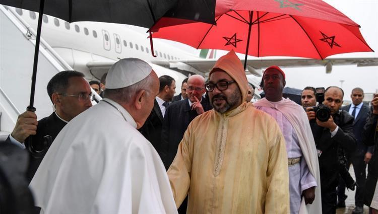 بالفيديو. خطابي الملك محمد السادس والبابا فرانسيس خلال زيارته للمغرب