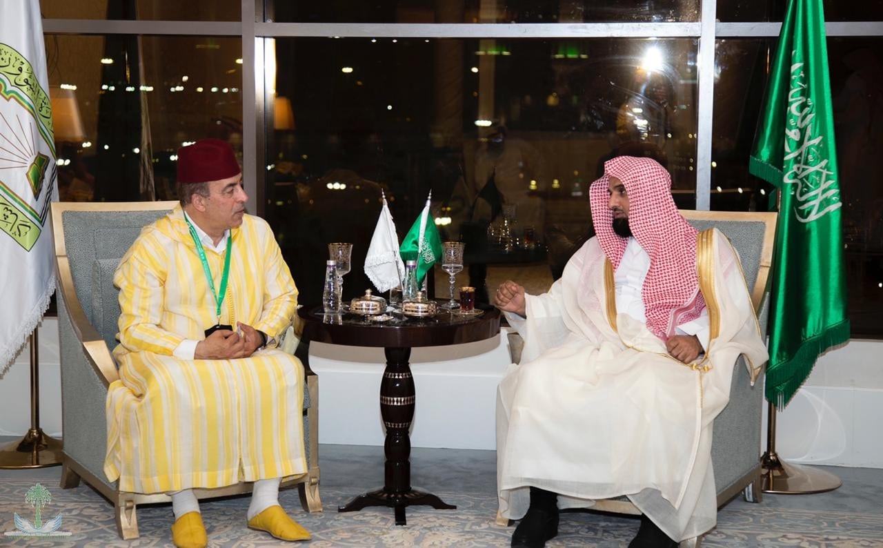 وكيل وزارة الشؤون الإسلامية يلتقي وفد من ضيوف خادم الحرمين للعمرة