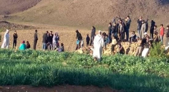 تنغير. صاعقة رعدية تنهي حياة عامل زراعي في “تيميط”