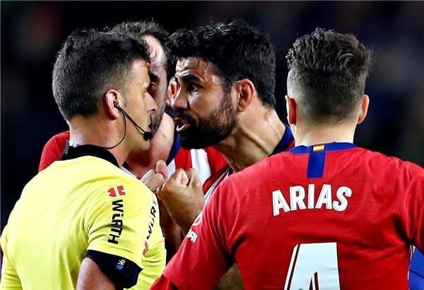 الاتحاد الإسباني يوقف دييغو كوستا حتى نهاية الموسم