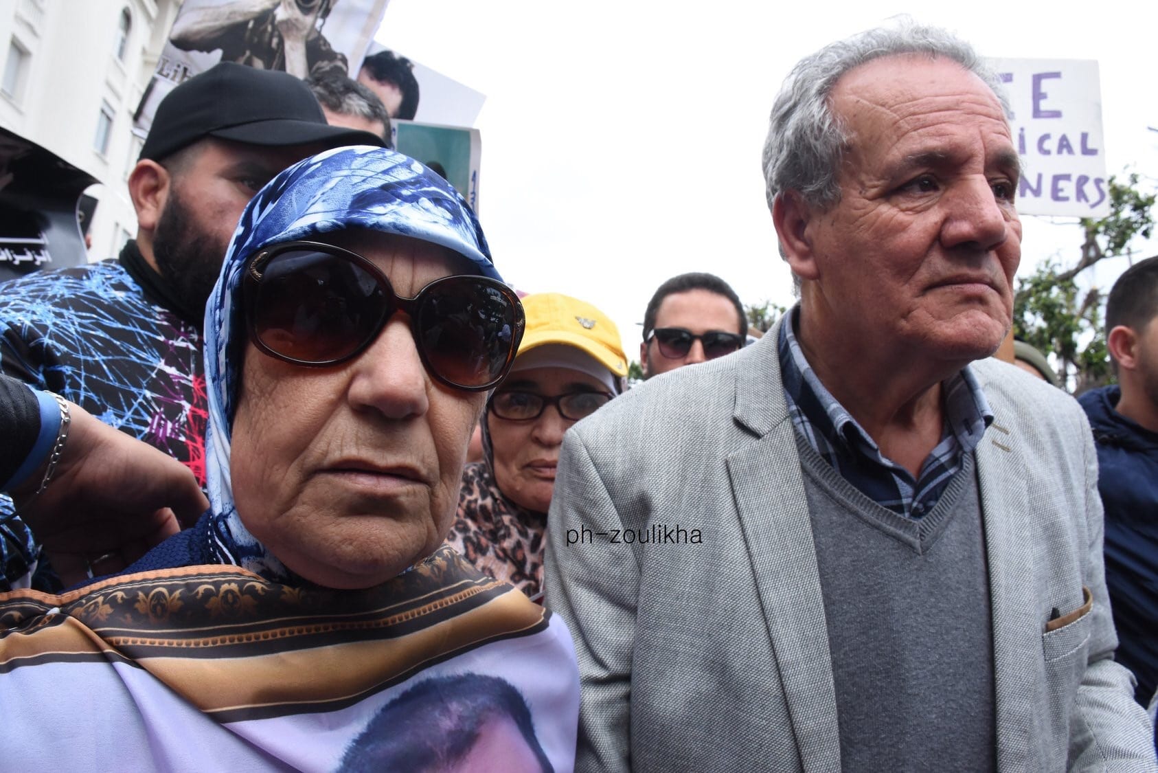 عدسة زوليخة توثق مسيرة الرباط ضد الأحكام الصادرة في حق نشطاء حراك الريف