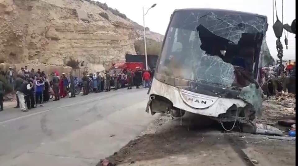 أكادير. ثلاثة قتلى وعشرات الجرحى في انقلاب حافلة في “تدّارت أنزا”