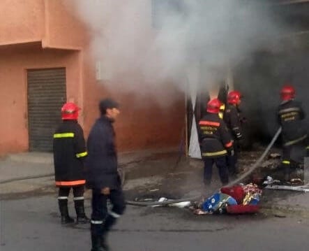 مراكش. حريق يرسل صاحب ورشة لحام إلى المستعجلات