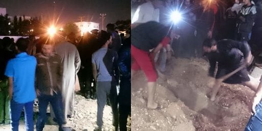 استنفار في ابن احمد بعد استخراج جثة سيدة دُفنت قبل عشرة أيام