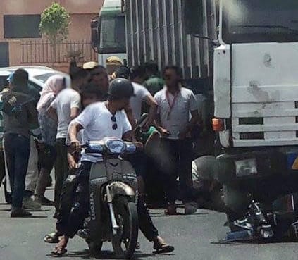 تارودانت. عجلات شاحنة “تسحق” شابا في مشهد مروع