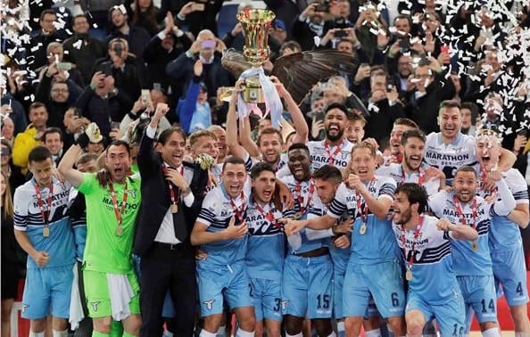 بثنائية في أتلانتا. لازيو روما بطلا لكأس إيطاليا