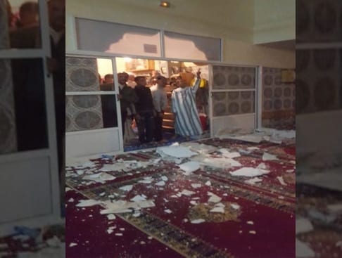 إصابات في انهيار سقف مسجد على رؤوس المصلين في خريبكة