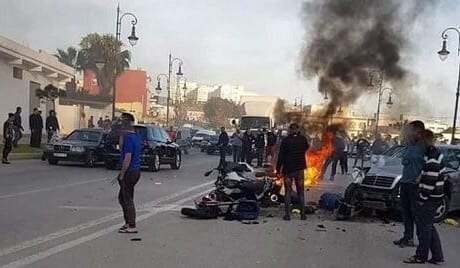 مرعب. وفاة شخصين في”دهس” درّاجين في طنجة (فيديو)