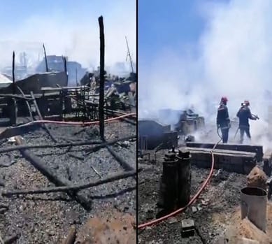 تحناوت. حريق يلتهم “براريك” أكبر سوق أسبوعي في الحوز