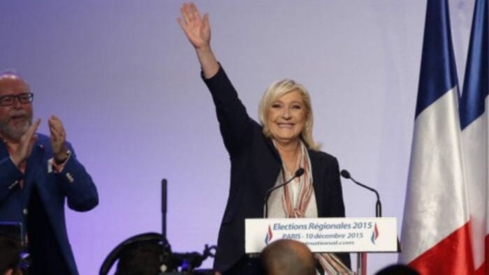حزب لوبين يتصدر انتخابات البرلمان الأوربي في فرنسا