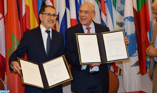 باريس. العثماني يوقع برتوكول اتفاق مع منظمة التعاون والتنمية الاقتصادية