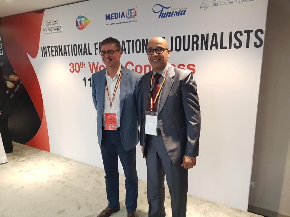 إنتخاب يونس مجاهد رئيسا للفيدرالية الدولية للصحفيين