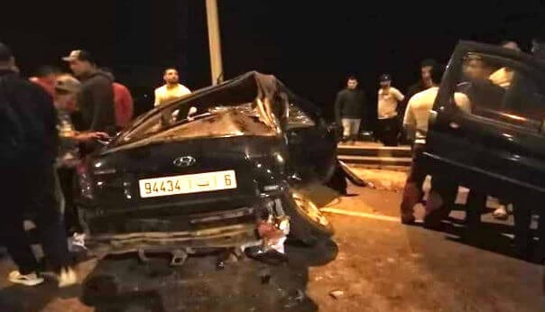 قتيل وأربعة مصابين في اصطدام بين سيارتين في سلا