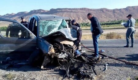 فاجعة. 3 قتلى من عائلة واحدة في حادث مروع بميدلت