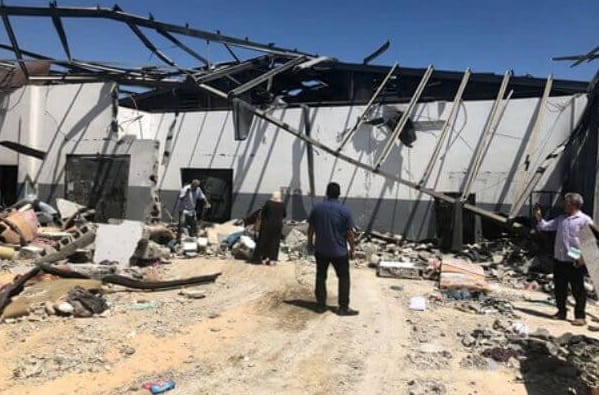 تاجوراء. وفد من السفارة المغربية يقف على الأنقاض (+صورة)