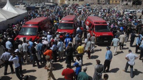 أكادير. تشييع جثامين أربعة من ضحايا حادثة السير المفجعة