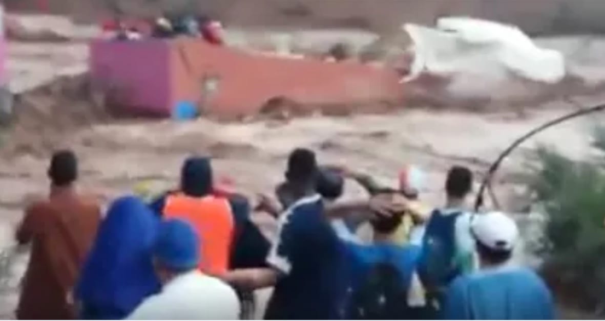 عاجل. رسميا مصرع 7 أشخاص بتارودانت بسبب فيضانات جرفت بناية وجمهور دوري كروي