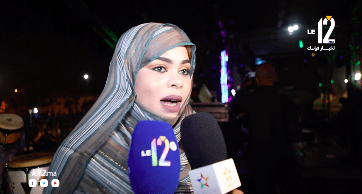 مشاركة متميزة للفنانة الموريتانية منيتو منت نفرو بمهرجان وادي الذهب