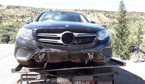 الشّوباني يتعرض لحادثة سير ليلة زفاف ابنه وبنت عمدة الرباط (صحافة)