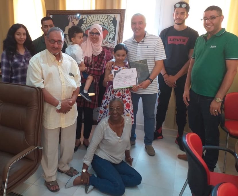 مراكش. الهلال الأحمر يستقبل أصغر متطوعة في المغرب