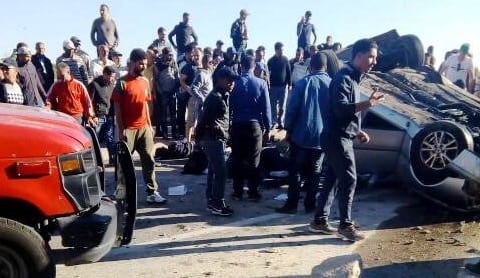 تنغير. قتيل وثلاثة جرحى في حادثة سير مروعة بعد انقلاب سيارة