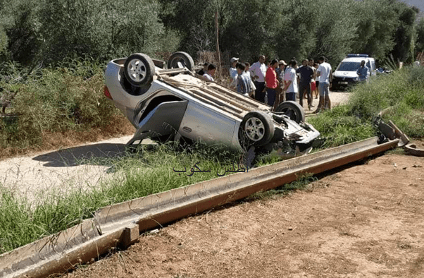 مصرع شاب وإصابة ثلاثة آخرين في حادثة سير مروعة ضواحي تاوريرت