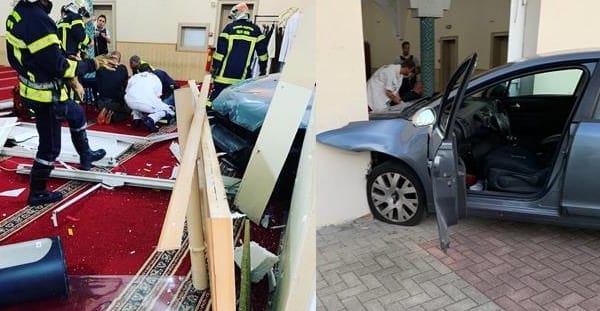 فرنسا. رجل “مسلح” يقتحم مسجدا بسيارته