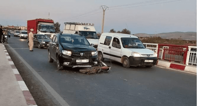 في حادثة سير “مروعة”. مصرع شاب ووالده ضواحي مدينة بركان