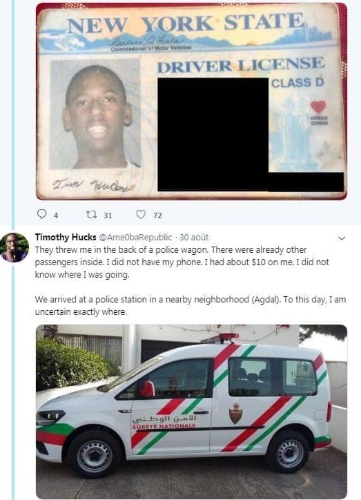 ظنا منها أنه إفريقي “حارْك”.. سلطات الرباط “ترحّل” سائحا أمريكيا إلى بني ملال