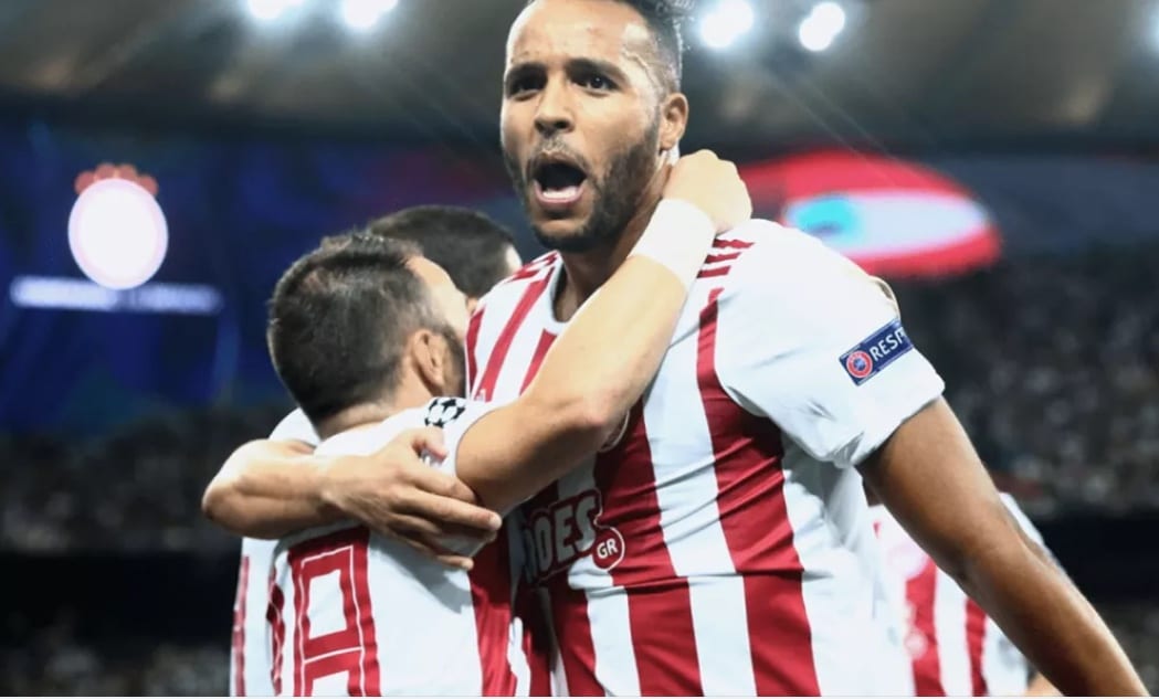 العربي يسجل هدفا رائعا ويصنع آخر لزميله الجزائري في أولمبياكوس (+فيديو)