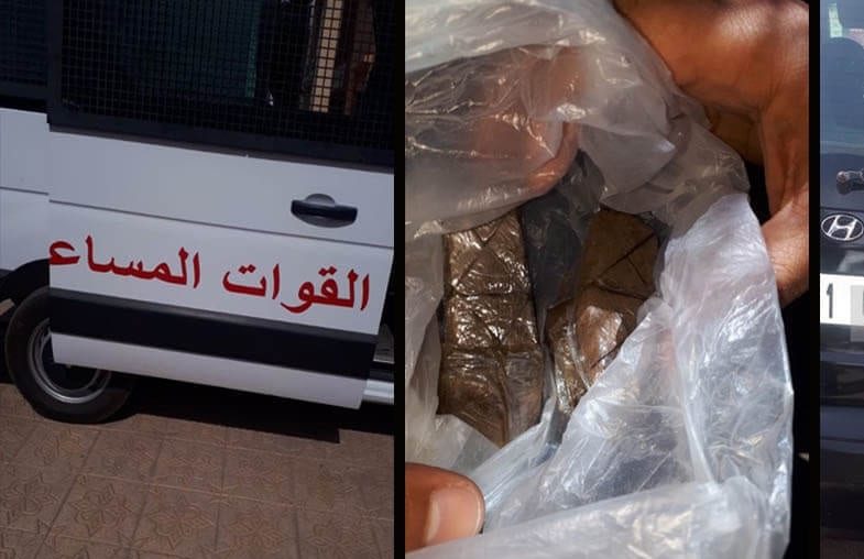 مراكش. القوات المساعدة تضبط “بزناس” متحوزا كمية كبيرة من الشيرا