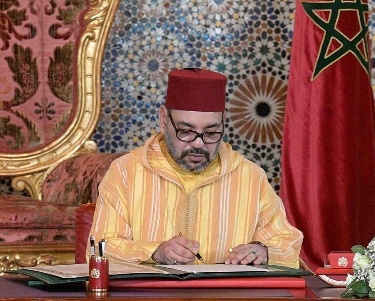 الملك محمد يهنئ قيس سعيد بمناسبة انتخابه رئيسا للجمهورية التونسية