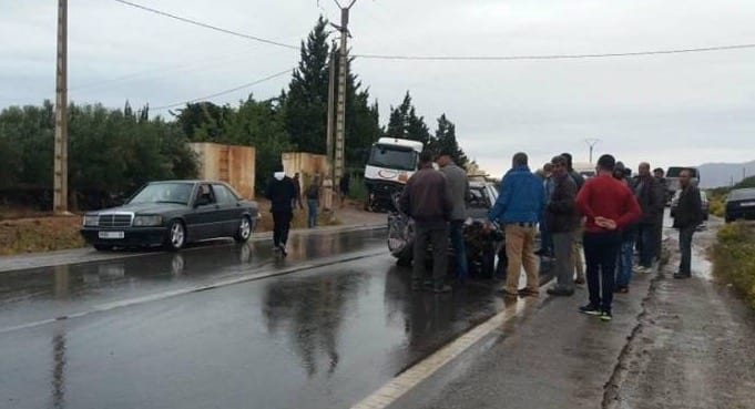 مفجع. أب لثلاثة أبناء يلقى مصرعه في حادثة سير مروعة ضواحي الناظور