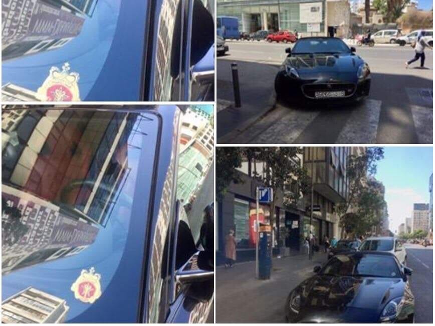 شرطة كازا تحقق مع سائق جاغوار تحمل شارة هيئة الأطبّاء لهذا السبب