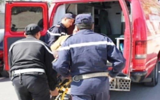 أولاد تايمة. وفاة مأساوية لراكب درّاجة نارية صدمته سيارة أجرة كبيرة