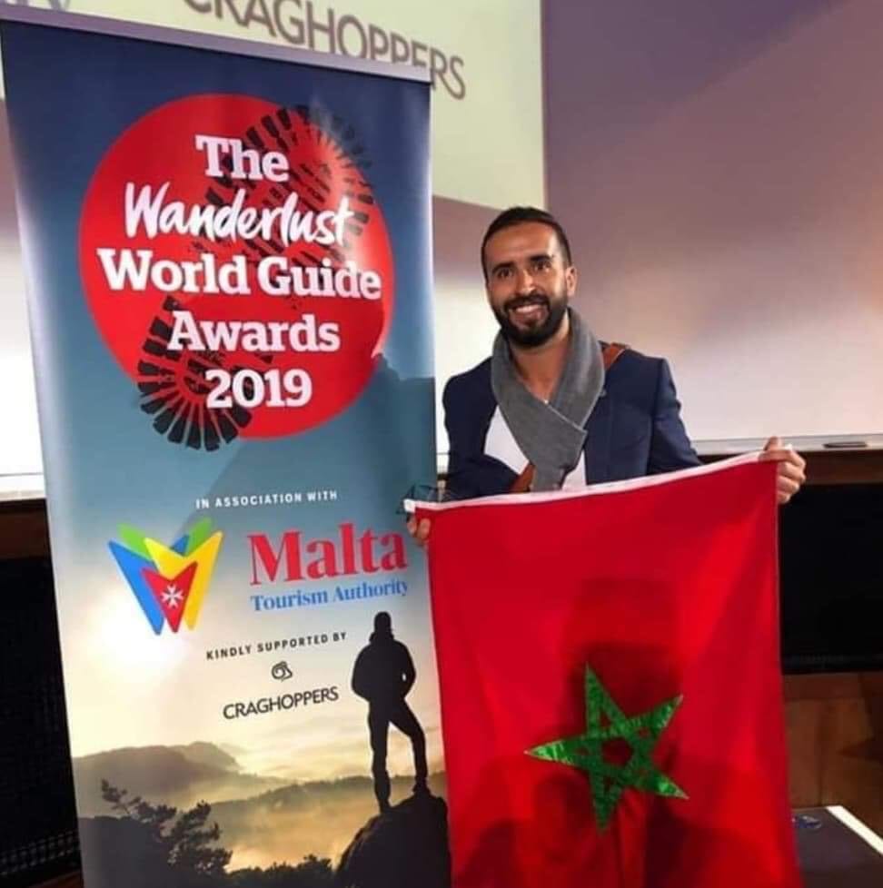 اختيار المغربي إسماعيل أنكريوي ثالث أحسن مرشد سياحي في العالم