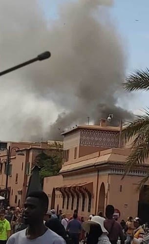مراكش. النيران “تلتهم” مطعما قرب جامع الفنا