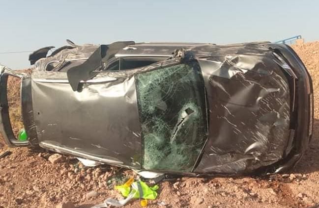 بوجدور. مصرع سائق إثر انقلاب سيارته في حادث مروع