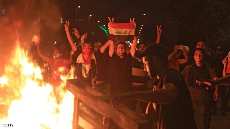 في يوم واحد. عشرات القتلى ومئات الجرحى في إحتجاجات العراق