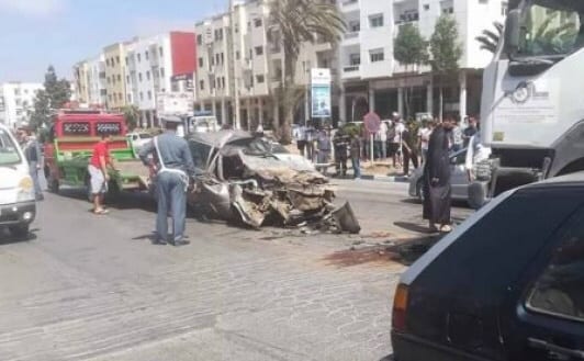 الصخيرات. مصرع شخصين في حادثة سير مروّعة